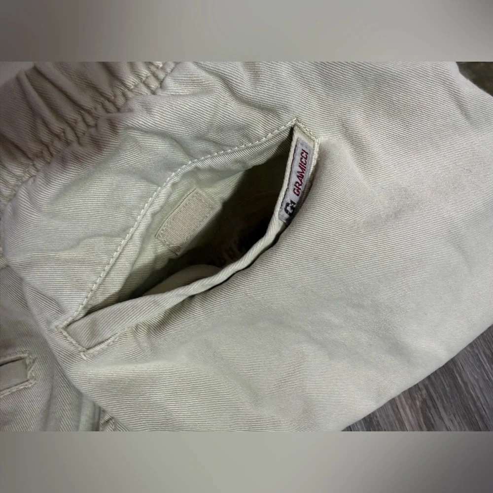 Vintage 100% Cotton Gramicci Casual Beige Stretch Pants